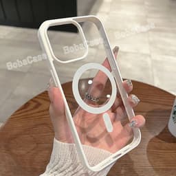 Ốp điện thoại sạc không dây từ tính hình vuông sang trọng Ốp lưng iPhone17 16 15 14 13 12 11 Pro Max 7 8 Plus XR XS Max 7