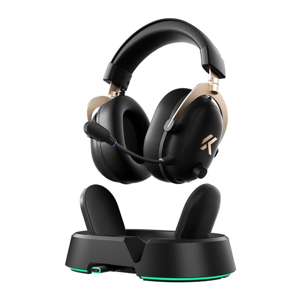 (Gear Việt) TAI NGHE GAMING MCHOSE V9 TURBO+ - MÀNG LOA 60MM HIỆU NĂNG - DOCK SẠC TỪ TÍNH RGB 2 IN 1
