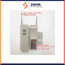 Bộ điều khiển từ xa HKSE 1km 3km 5km 380V 3 pha bật tắt động cơ máy bơm nước từ xa không dây an toàn tiện lợi 5