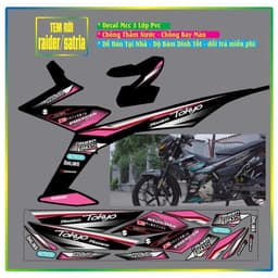 TEM RỜI XE SATRIA RAIDER F150 TOKYO HÓT ĐẸP PHỐI ĐỦ MÀU 6