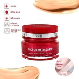 Kem Face Love Skin White VK-II Dưỡng Trắng Da, Tái Tạo, Bổ Sung Collagen, Ngừa Lão Hoá 20gam 3