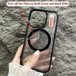 Ốp điện thoại sạc không dây từ tính hình vuông sang trọng Ốp lưng iPhone17 16 15 14 13 12 11 Pro Max 7 8 Plus XR XS Max 8
