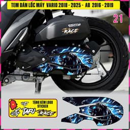 Tem Dán Lốc Máy Xe Vario 125/150 Đời 2018 2025 AB 2016 - 2019 RẤT NHIỀU MẪU 5