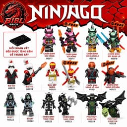 [CÓ SẴN][IN LƯNG]Mô Hình Lắp Ghép Nhân Vật Ninjago -Phù Thủy Đầu Lâu-Season 12-Season 13 1