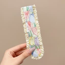 Băng Đô Ren Bản To Dán Tóc Cho Bé Gái - Phụ Kiện Tóc Hằng Ngày Tiện Dụng, Thoải Mái T866 7