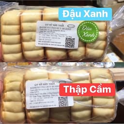 [Bánh Chay] Bánh nướng Huy Hoàng - Cao Bằng 1 túi 5 cái. Nhân đậu xanh và nhân thập cẩm. 1