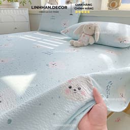 Ga gối giường đũi hàn mẫu mới hot trend 2026 tặng kèm vỏ gối đầu đủ kích cỡ nệm 80cm/1m/m2/m6/m8/2m hàng đũi loại 1 2