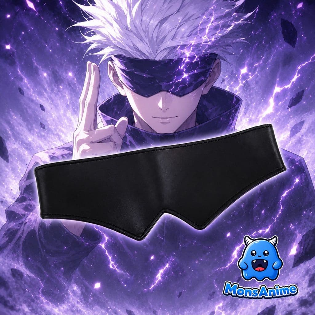 Bịt Mắt Da Gojo Satoru Jujutsu Kaisen Chú Thuật Hồi Chiến Phụ Kiện Cosplay Anime Nhật Bản