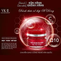 Kem Face Love Skin White VK-II Ngừa Mụn Thâm, Kháng Khuẩn, Trắng Da, Giữ Ẩm, Se Khít Chân Lông 20g 4