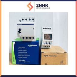 Khởi động từ 2NO/2NC 63A BOMGI và Bộ chuyển nguồn tự động luân phiên 15 ngày/ tháng Timer tháng NKG5 7