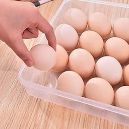 Hộp đựng trứng gà vịt tiện dụng AMIZIN Hộp đựng trứng 24 quả trong tủ lạnh bảo quản lâu 2