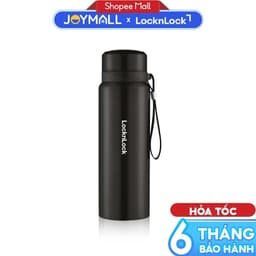 [ShopeeVIP T9] Bình giữ nhiệt LocknLock 800ml LHC6180BLK màu Đen có lưới lọc trà, dây treo - Hàng Chính Hãng - JoyMall 2