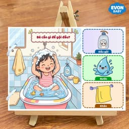Thẻ Flash EVON BABY dạy bé tập nói - PHẢI CẦN gÌ? 2
