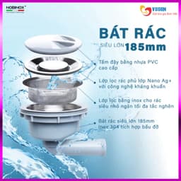 Chậu Rửa Bát Nobinox LIKEN NL792D | KT 83x50cm | HÀNG CHÍNH HÃNG 5