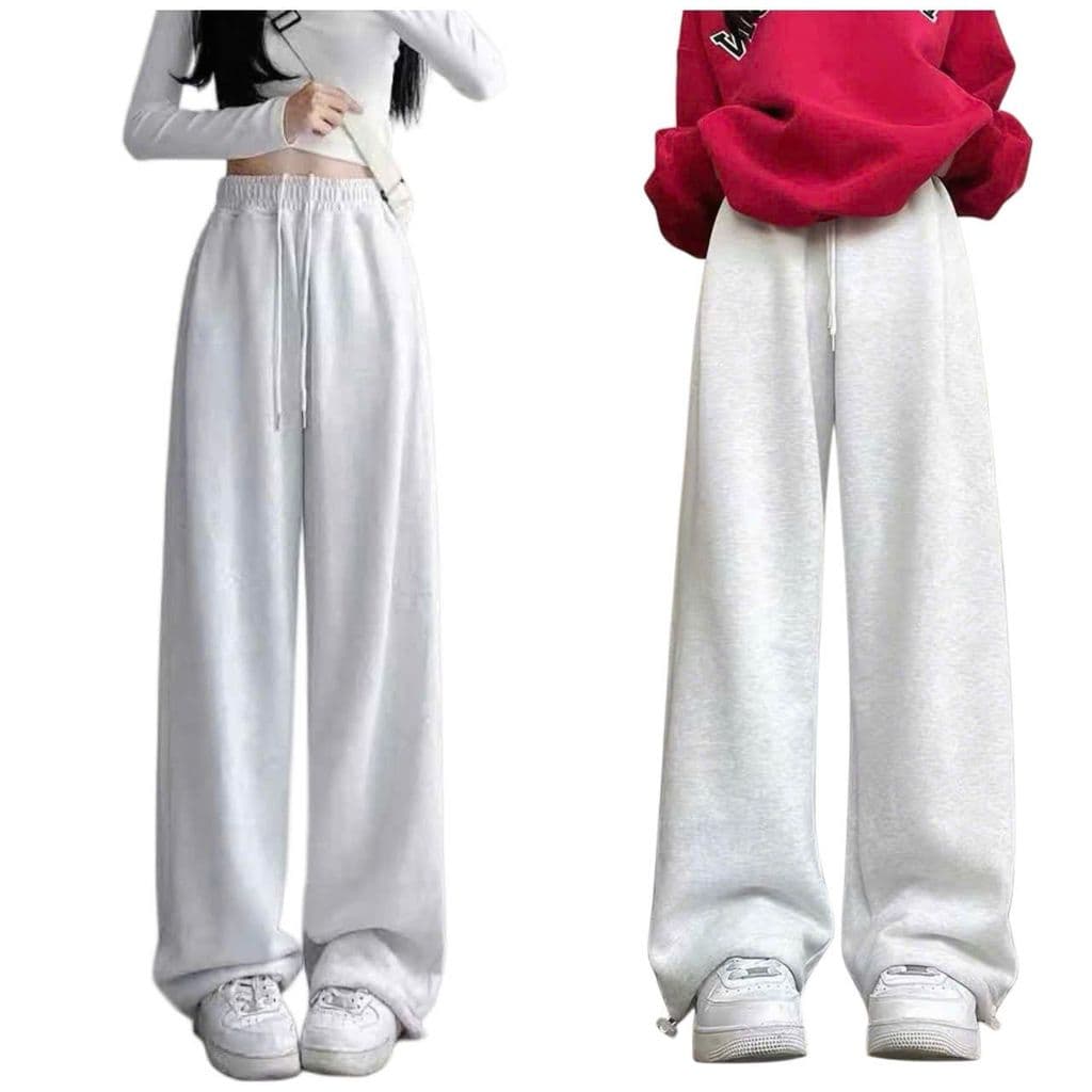 [ Rẻ Vô Địch ] Quần Dài Ống Rộng Cạp To Chất Nỉ 2 Da Hàn Quốc Eo Cao Tôn Dáng TROUSERRER