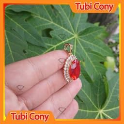  dây chuyền thời trang xi mạ màu vàng D175 - 107 Tubi Cony 3