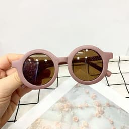 Kính Mát Cho Bé - Kính Thời Trang Gọng Tròn Chống Tia UV - Kính Râm Cho Trẻ Em - Mắt Kính Bé Trai - Mắt Kính Bé Gái 7