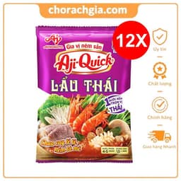 Combo 6 Gói Bột lẩu Thái Aji-Quick gói 50g 1 Gói ( 1 Thùng 60 Gói ) - Combo 6 Gói 5