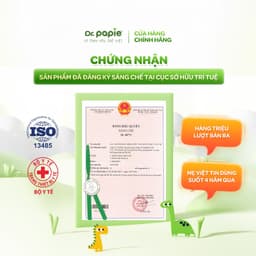 Combo 2 Gạc Rơ Lưỡi Dr.Papie 0+ Giúp Làm Sạch Răng Lưỡi, Ngừa Tưa Lưỡi & Nấm Miệng Hiệu Quả. 4