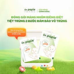 Combo 2 Gạc Rơ Lưỡi Dr.Papie 0+ Giúp Làm Sạch Răng Lưỡi, Ngừa Tưa Lưỡi & Nấm Miệng Hiệu Quả. 5