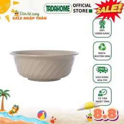 Combo Bát Xoắn Phíp Việt Nhật Chén Ăn Cơm Nhựa 6861/2/3, Bộ Chén Đựng Cơm Canh Bền Đẹp - TADAHOME 1