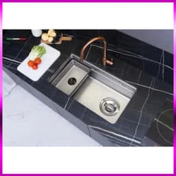 Chậu Rửa Bát Nobinox Arvo V676 | Vân Vải Chống Xước | Kích thước 76x43cm 2
