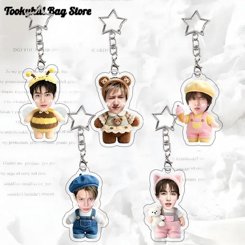 KPOP CO2RTIS Idol Acrylic Keychain Kawaii Martin James Juhoon Seonghyeon Keonho Big Head Bag Cha