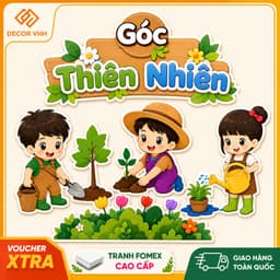 [Mẫu 2026] Tranh Góc STEAM Trang Trí Mầm Non Chất Liệu Fomex decor lớp học (MN0051) 4
