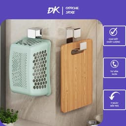 Móc Treo Chậu, Thau Inox 304 Kèm Keo Dán Chắc Chắn Tiện Lợi Gia Dụng ĐK VOICON-[DA66] 8