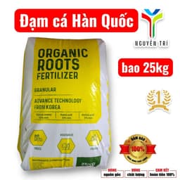 1 bao 25kg Phân bón đạm cá hữu cơ Hàn Quốc humic cung cấp dinh dưỡng hữu cơ cho hoa kiểng, rau màu 1