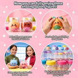 Hộp Ma Thuật Bình Lắc Magic Jellykins Hộp mù Tiết lộ bất ngờ Nhân vật Sanrio Mario Series Nhồi bông cho trẻ em Quà tặng 9