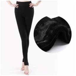 Xả Hàng Quần dài  legging nữ lót lông dày cạp cao ôm body 30 -48Kg, quần giữ nhiệt lót nỉ ấm mùa đông TO2 8