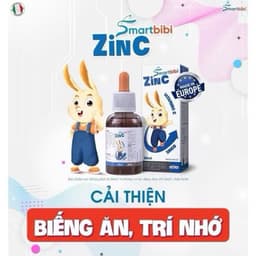 Smartbibi ZinC Kẽm chelate hữu cơ cho bé giúp hỗ trợ ăn ngon, tăng sức đề kháng 30ml< BUNBUN SHOP20 3