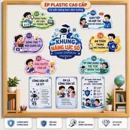 Bộ Năng Lực Số Trang Trí Lớp Học, nội quy lớp học hạnh phúc 1