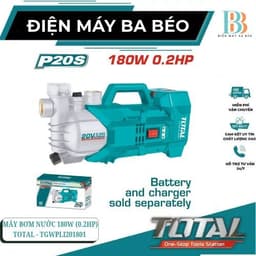 Máy bơm nước 180W(0.2Hp) dùng pin Total 20V TGWPLI201801 1