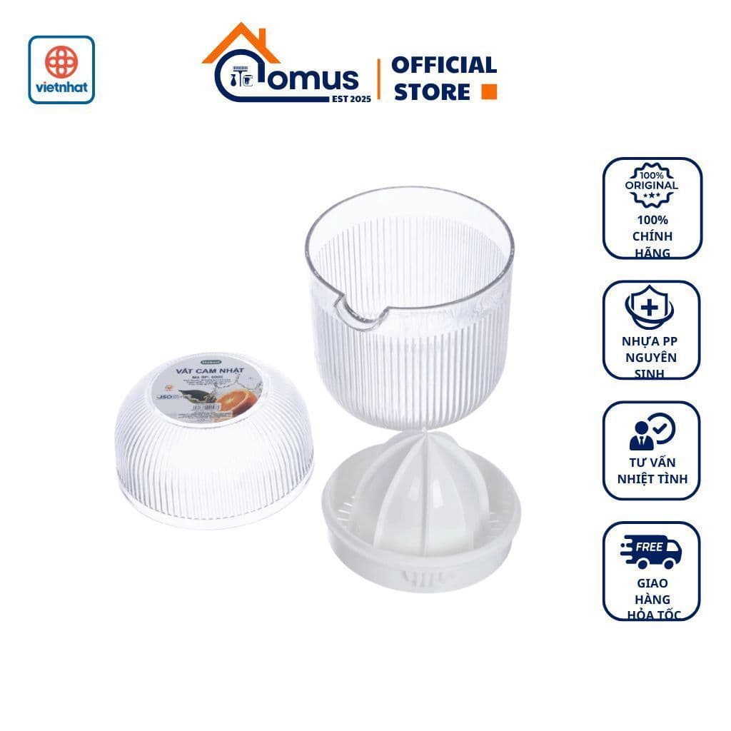 Dụng Cụ Vắt Cam Hokori Ép Trái Cây 6906, Vắt Cam Chanh Nhựa Cao Cấp Hokori - DOMUS