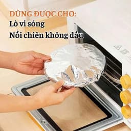 Tấm Nhôm Cách Nhiệt Bọc Thực Phẩm Vỏ Nhựa Cấp Thực Phẩm Giữ Nhiệt Bàn Ăn TTA11 Co Giãn Đàn Hồi Chống Dầu Dễ Giặt 7