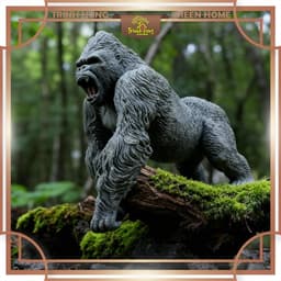 Tượng đá sa thạch Godzilla vs Kingkong đá sa thạch - Tượng deco, trang trí tiểu cảnh, bán cạn, terrarium 8