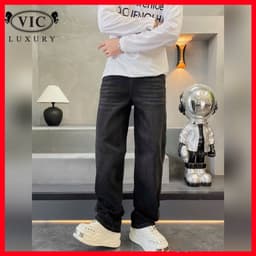 JEAN NAM ỐNG RỘNG,FORM SUÔNG THỜI TRANG,MÀU ĐEN DỄ PHỐI,MẶC LÊN CỰC CÁ TÍNH QJ-9867 VIC 2