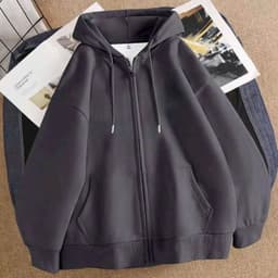 [ MỞ BÁN GIẢM 60% ] Áo Khoác Hoodie Zip Nỉ Chân Cua Phù Hợp Nam Nữ có khoá kéo THE NOAH -thu99 4