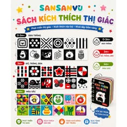 Đồ chơi cho bé sơ sinh, tranh kích thích thị giác, thẻ trắng đen in mực đậu nành, an toàn, chuyên nghiệp 1