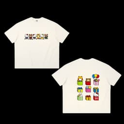 Áo Thun BOXY Local Brand VEQISTU "PUPPY", Áo Thun Boxy Form Rộng Unisex  250Gsm Cotton 6