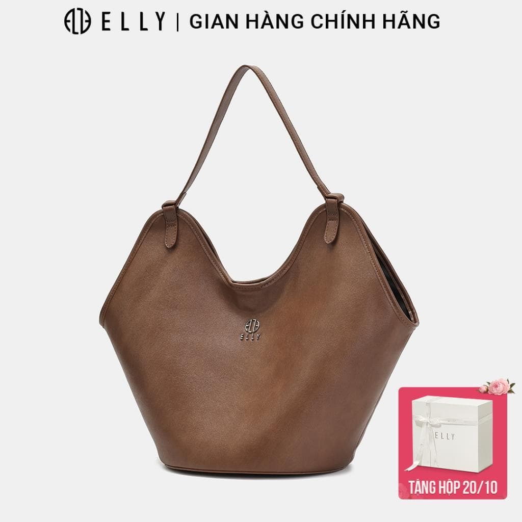 Túi Xách Nữ ELLY EL393 Cao Cấp Cỡ Lớn Đeo Vai Xách Tay Công Sở Thời Trang Thanh Lịch Tiện Dụng