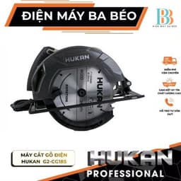 Máy cắt gỗ điện HUKAN G2-CG185, Công suất Lớn 1500w, Có cắt 45 độ - Đường kính lưỡi cắt 185mm 1