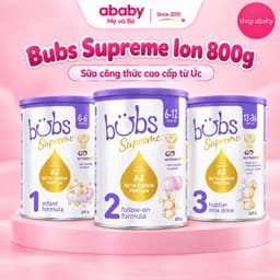 [DATE 2028] Sữa Bubs Supreme Nhập Khẩu Hộp 800g Bổ Sung Dinh Dưỡng Hỗ Trợ Tiêu Hóa Phát Triển Toàn Diện 1
