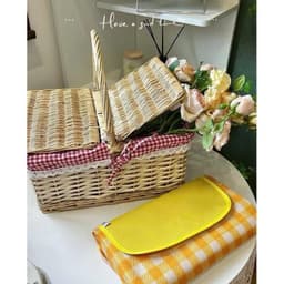 Thảm dã ngoại picnic hoạt tiết, thích hợp đi du lịch, đi phượt chụp ảnh, bạt trải cắm trại gấp gọn VOICON-[TV01] 6