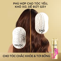 Dầu Gội PANTENE MIRACLES 0% Silicone Bổ Sung Dưỡng Chất Ngăn Rụng Tóc Biotin - Chai 300ML 5