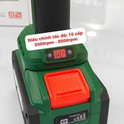 Thân máy mài pin 10 cấp độ DEKTON (RAKUTEN) M21-AG8500RK, Tốc độ 8500RPM, Chân pin phổ thông 4