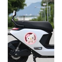 HỎA TỐC Decal Dán Xe Hơi Hình Hello Kitty 3D Dễ Thương Chống Thấm Nước 8