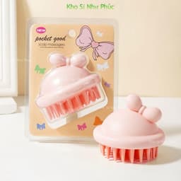 Bàn Chải Gội Đầu Silicone Massage Da Đầu, Lược Gội Đầu Làm Sạch Tóc 8
